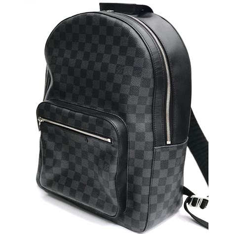 black checkered louis vuitton backpack|black Louis Vuitton side bag.